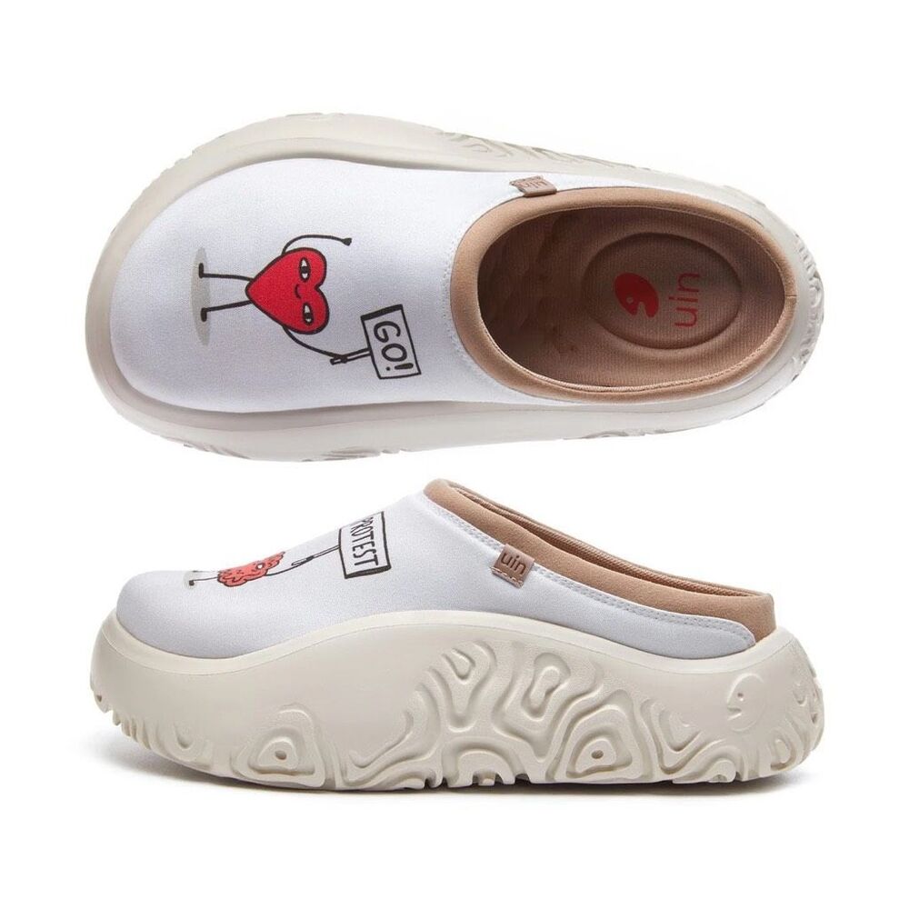 UIN Women's Chunky Fashion Sneakers Travel Shoes (LOVE WINS VIGO VII) - Picture 1 of 9
